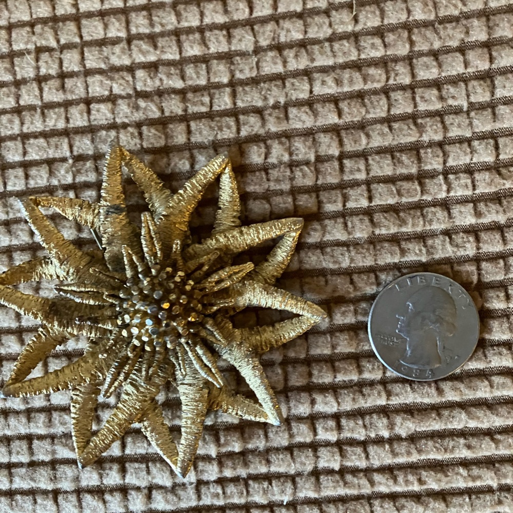 Gold colored Brooch